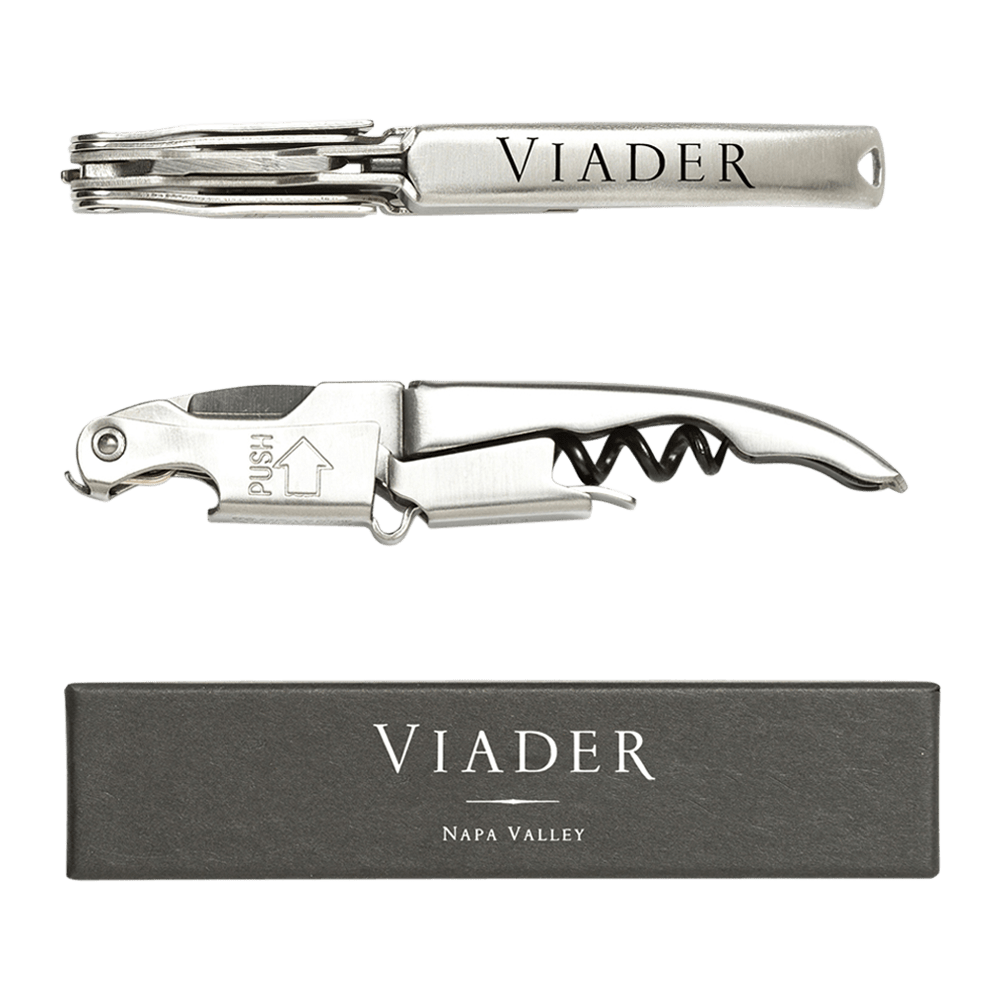 Coutale-Sommelier-innovation-Viader + Black Gift Box Mock Up Innovation Stainless Steel Corkscrew