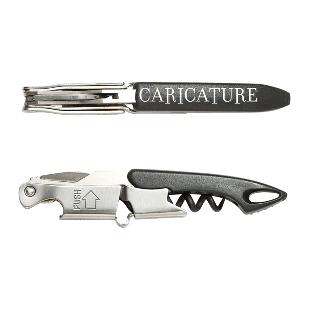 Coutale-Sommelier-pocket-plastic-Caricature Proof Coutale Sommelier pocket plastic Corkscrew
