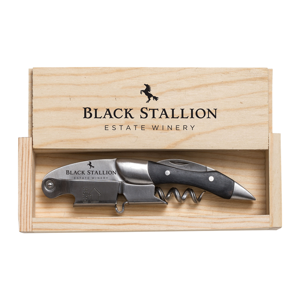 Coutale Sommelier prestige pinewood Prestige Black Giftbox Coutale Sommelier prestige Corkscrew