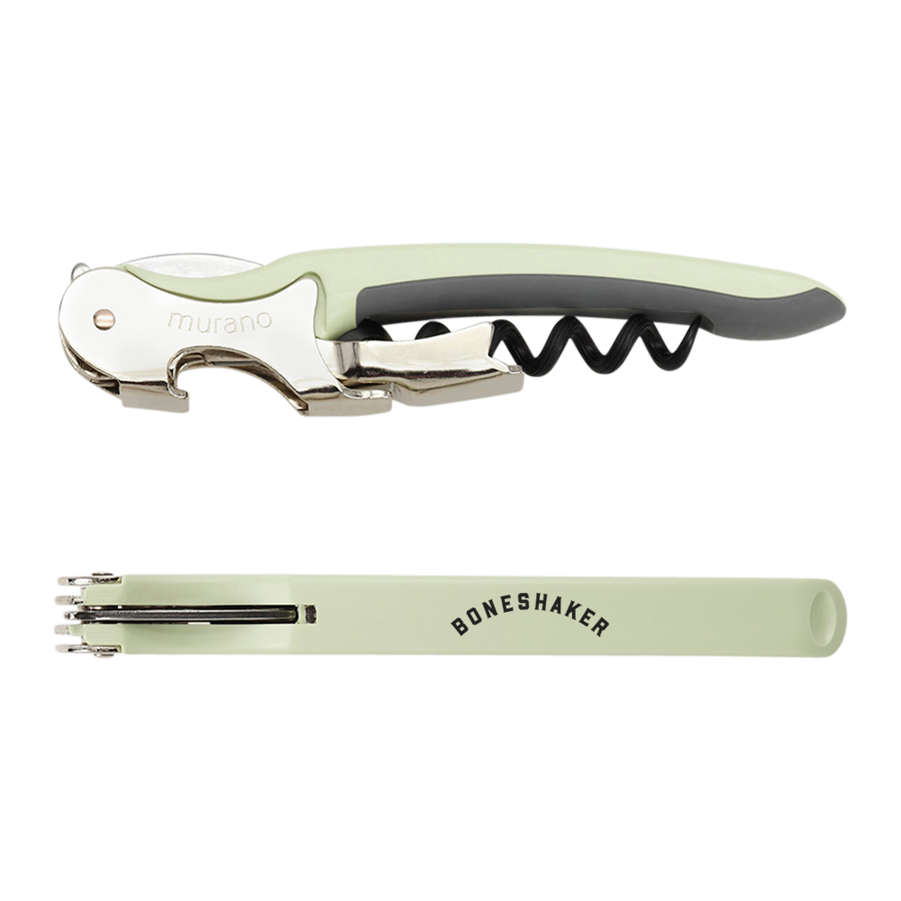 WNG-020-Murano Soft-Touch Corkscrewmint Murano Soft-Touch Corkscrew