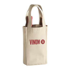 2-Bottle Heavy Cotton Canvas Tote