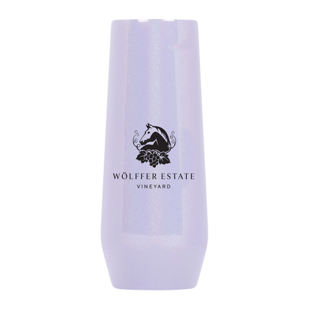 Champagne-Tumbler-Purple Insulated Steel Champagne Tumbler (6oz)