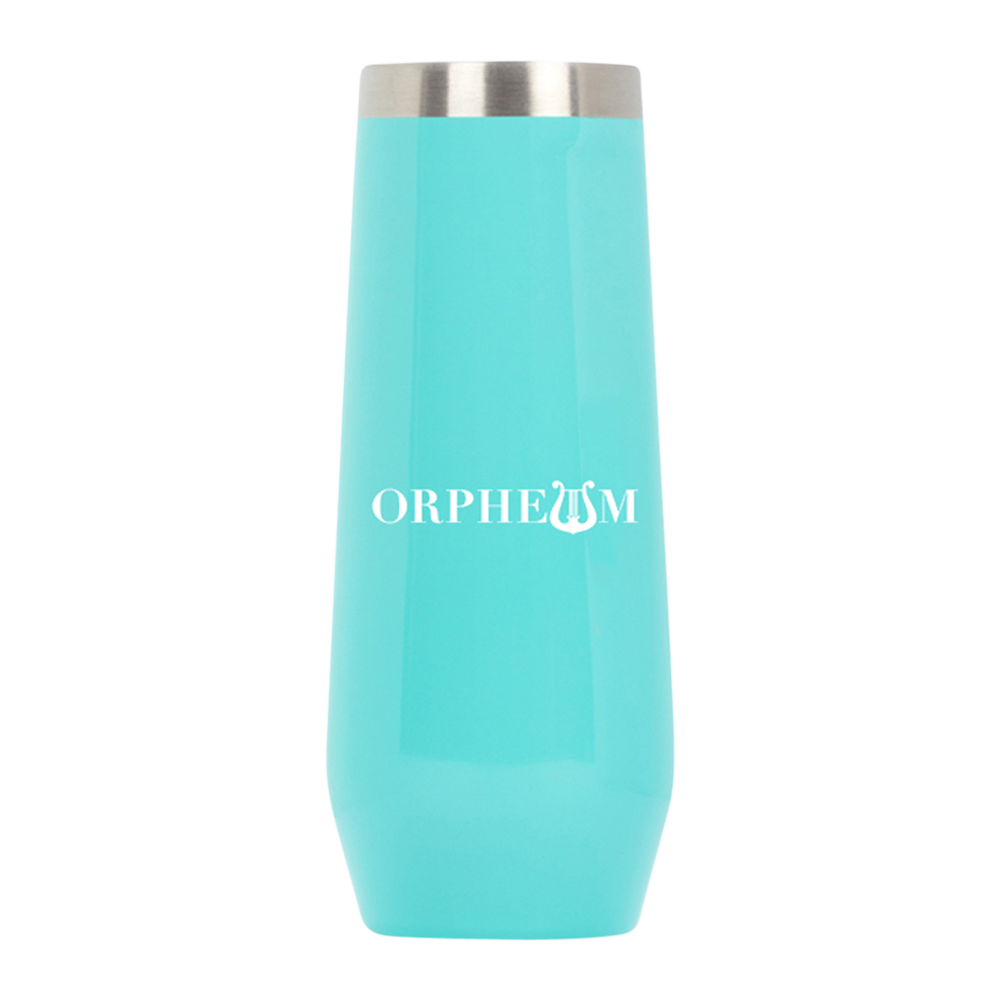 Champagne-Tumbler-Teal Insulated Steel Champagne Tumbler (6oz)