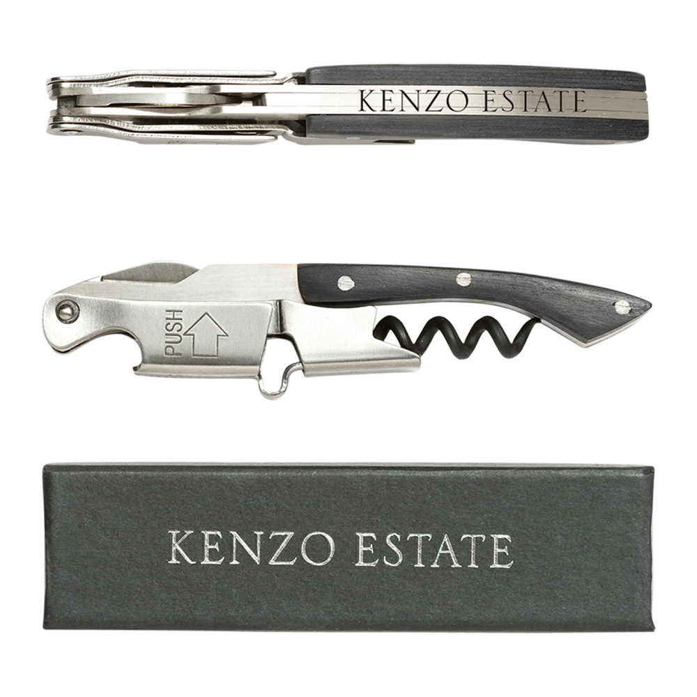 Coutale-Sommelier-pocket-prestige-Kenzo Silver Hot Stamp Pocket Prestige Corkscrew