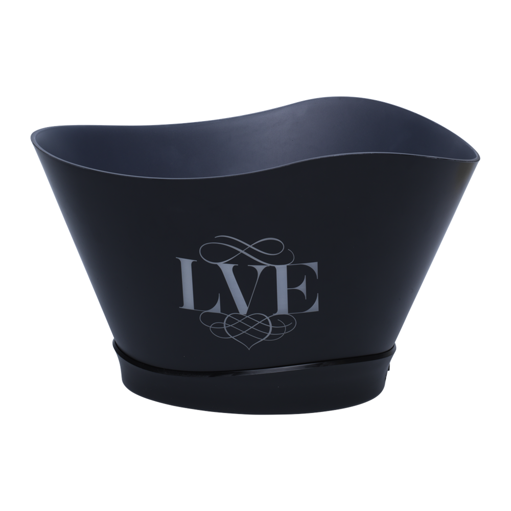LED-Ice-bucket-black-plastic-#3 LED large Ice bucket black plastic