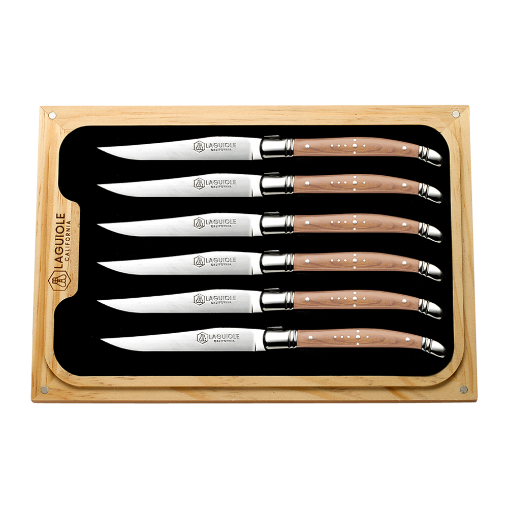 Laguiole California Steak Knife-new8 Laguiole California Steak Knife Set
