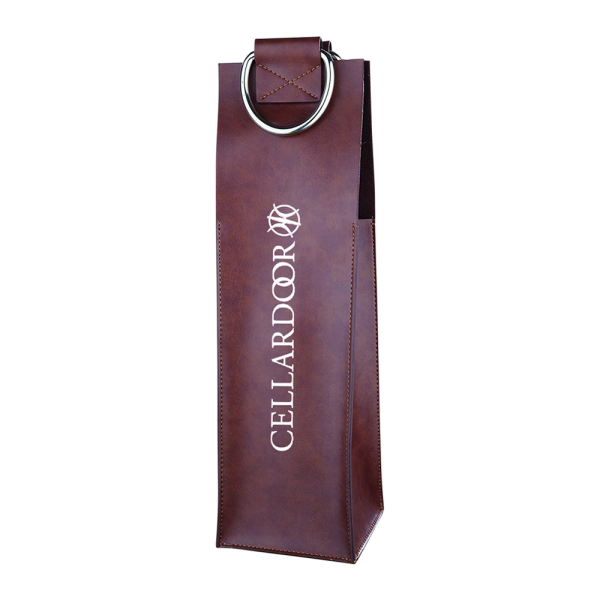 Wine Leather Wine Tote