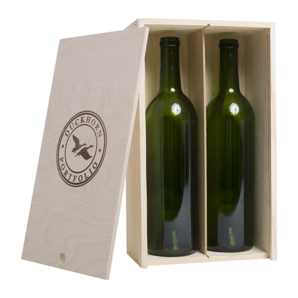 Wood Wine Boxes 2 bottle