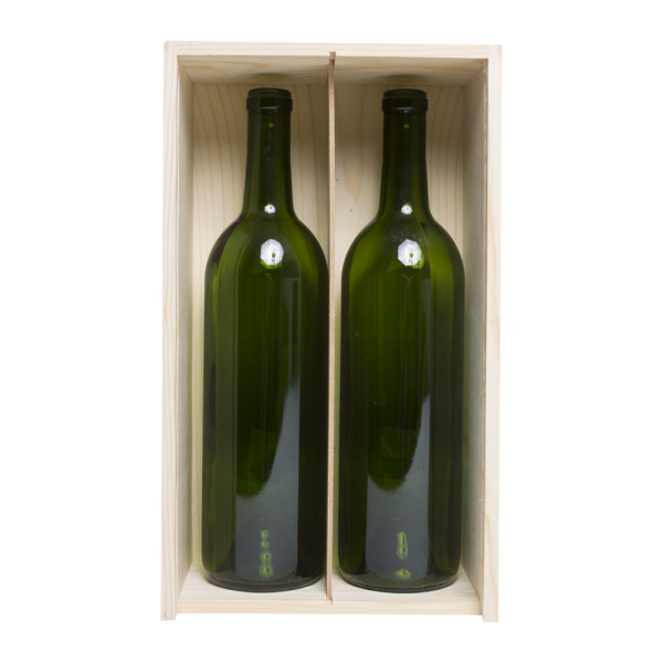 Wood Wine Boxes 2 bottle