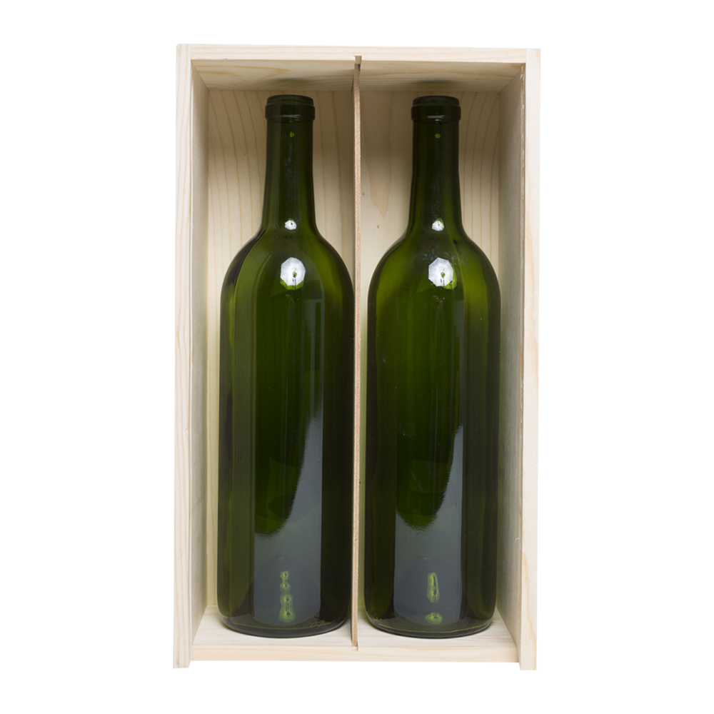 Wood Wine Boxes 2 bottle