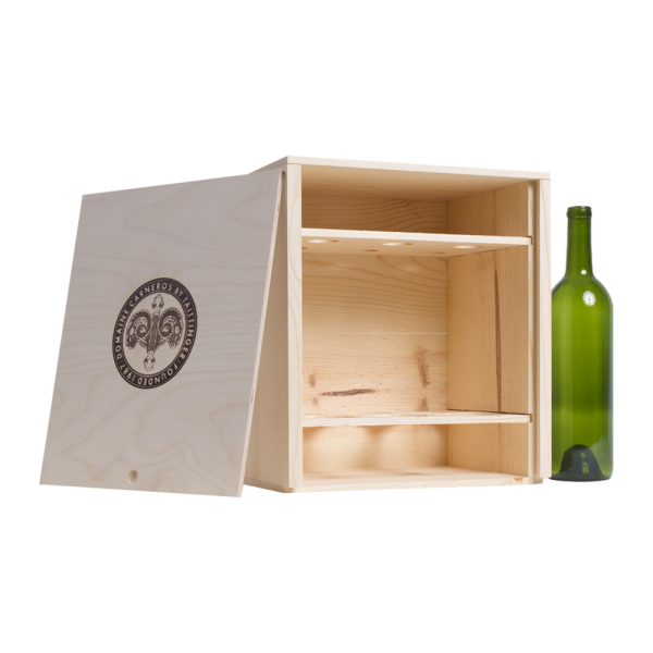 Wood Wine Boxes 2x3