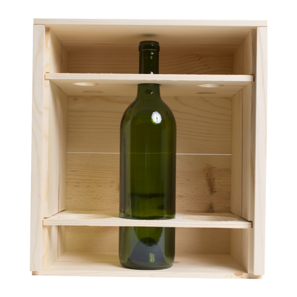 Wine bottle holder box deals