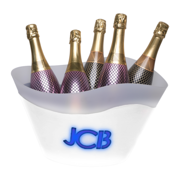 Half Metal LED Ice Bucket