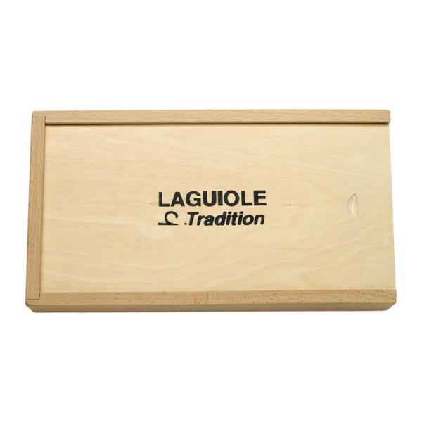 Laguiole Tradition Black Lacquer Gift Box Knife Set - Wine-n-Gear