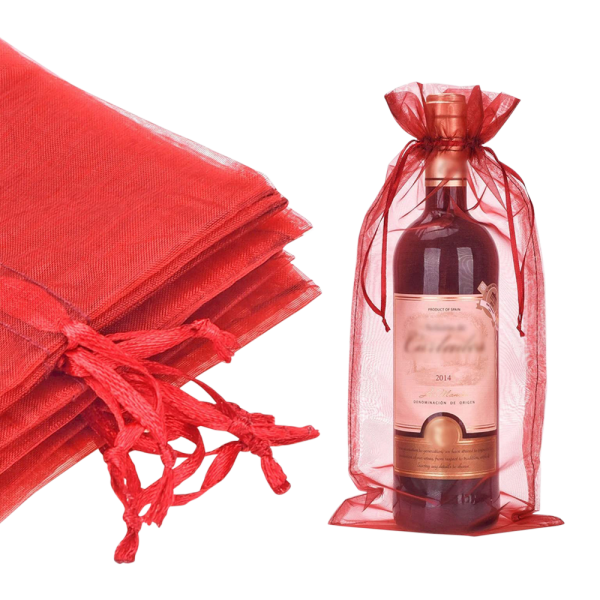 organza wine bag