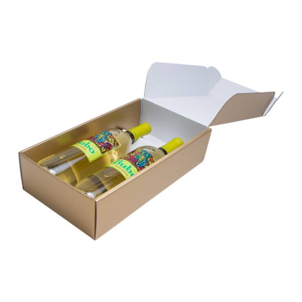 2 bottle wine box