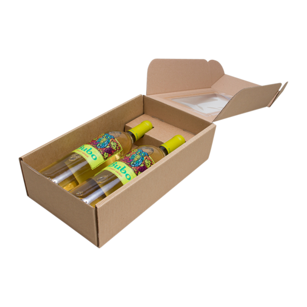 2 bottle wine box