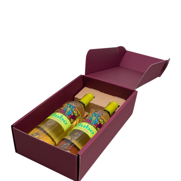 2 bottle wine box
