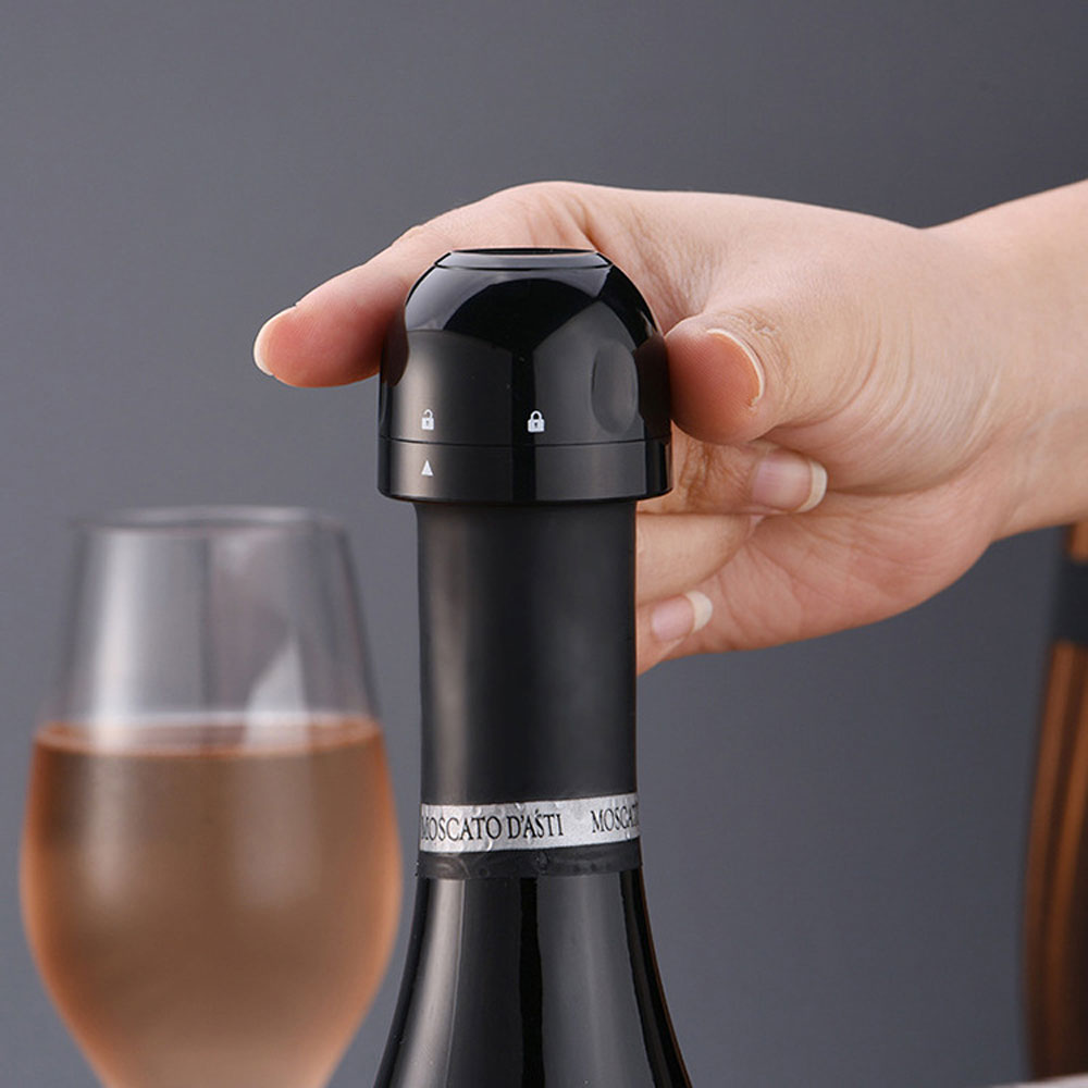 Vacuum-1-Champagne-Stopper Vacuum Champagne Stopper.