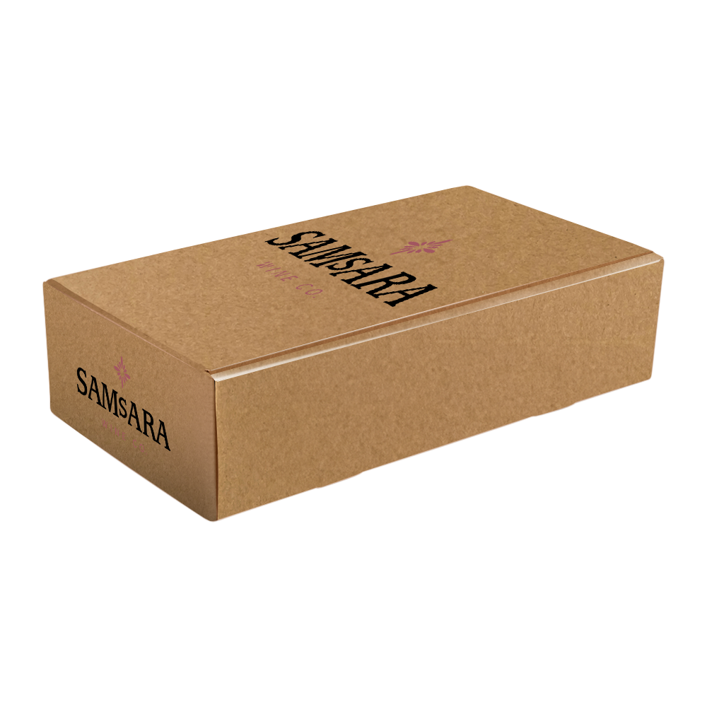 WNG-216-2-Bottle Wine Gift Box-1-kraft 2-Bottle Wine Gift Box | Premium Wine Gift Boxes