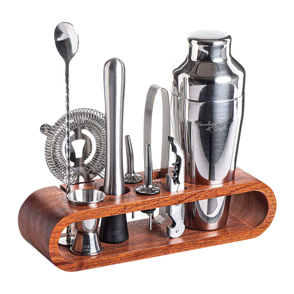 Brookstone Stainless Steel Cocktail shaker Set 10 Pieces