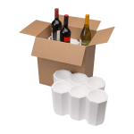 6-Bottle Styrofoam Wine Shipper