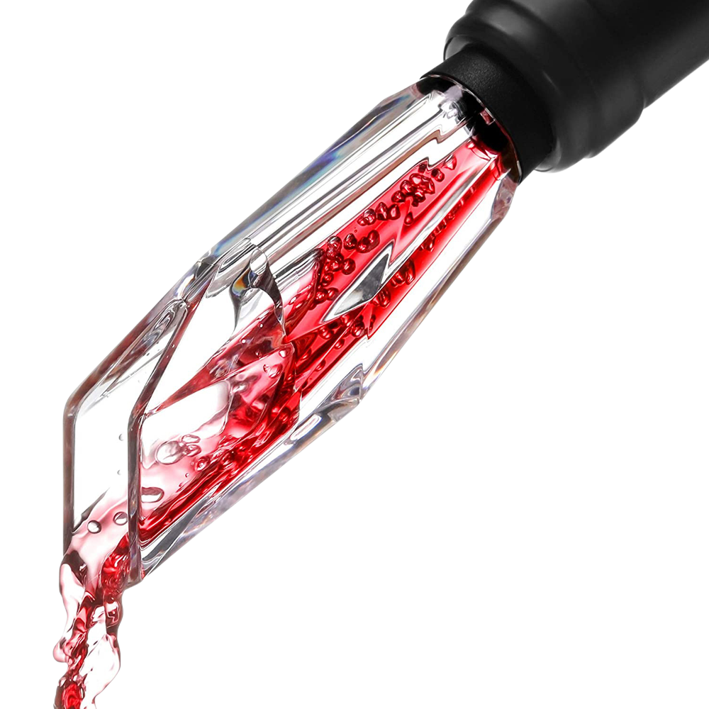 Diamond wine aerator 1 Diamond Aerator Pourer