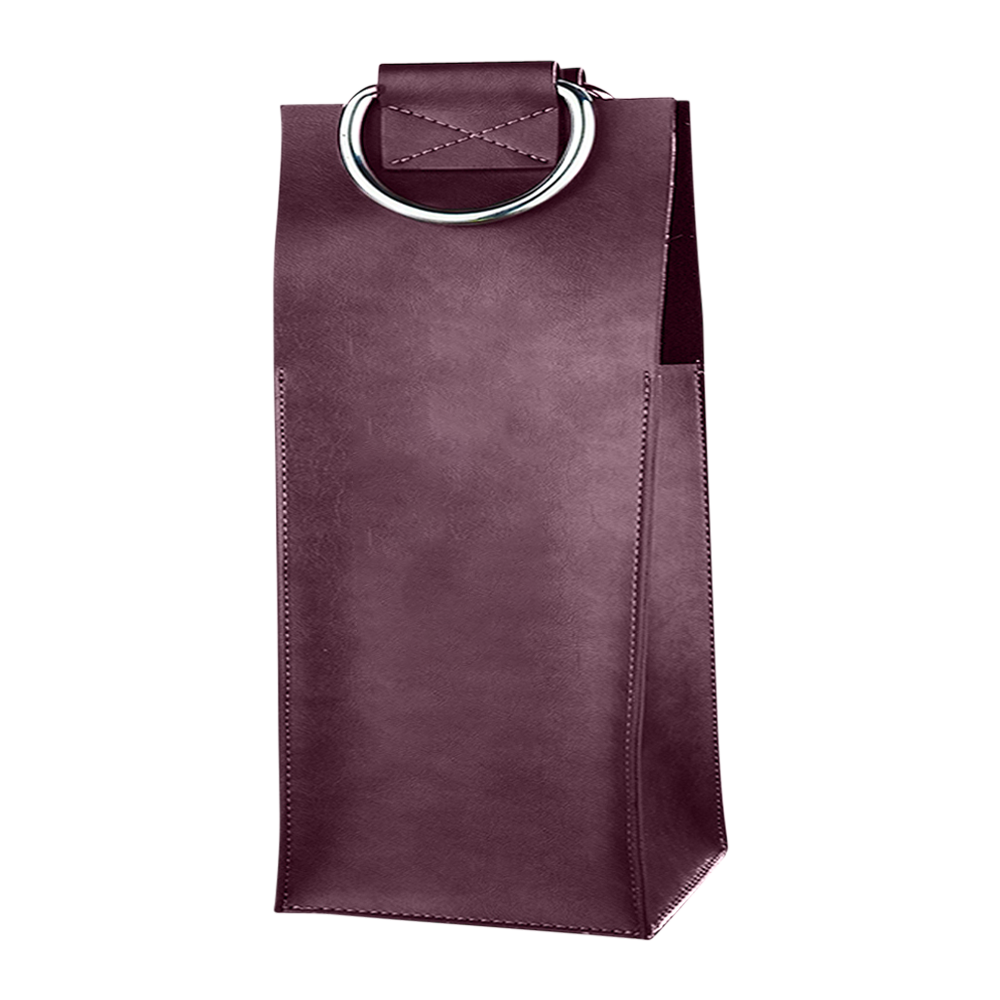 Leather 2-Bottle Tote-4 Leather 2-Bottle Tote