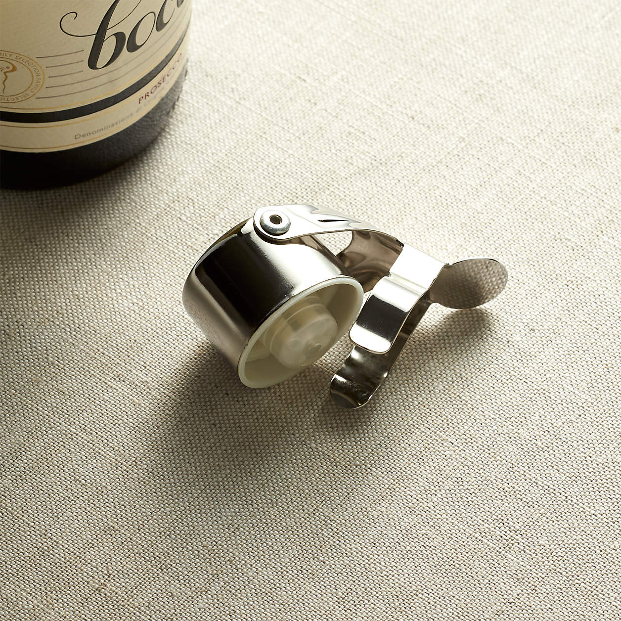 Stainless-Steel-Italian-Champagne-Stopper-#10 Stainless Steel Italian Champagne Stopper