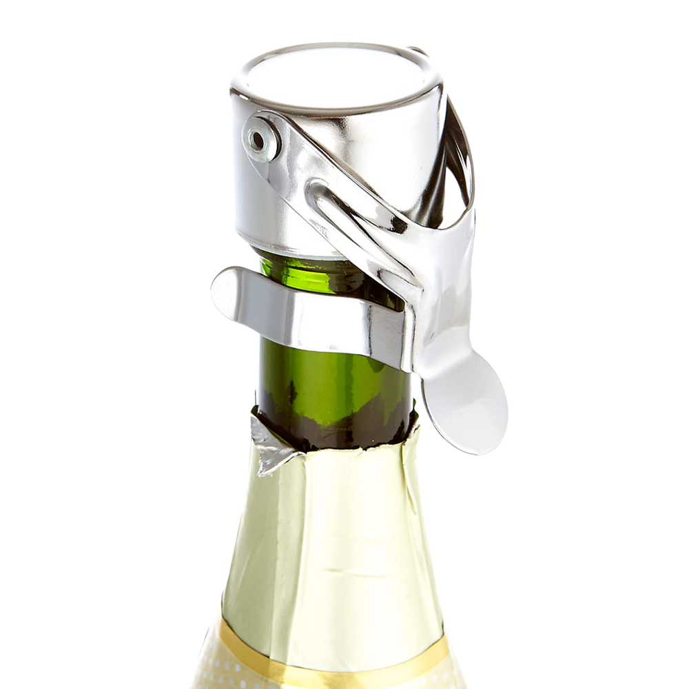 Stainless-Steel-Italian-Champagne-Stopper-#4 Stainless Steel Italian Champagne Stopper