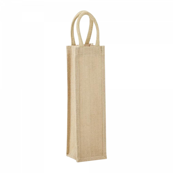 1-Bottle Jute Tote