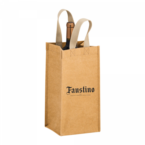 1-Bottle Washable Kraft Tote