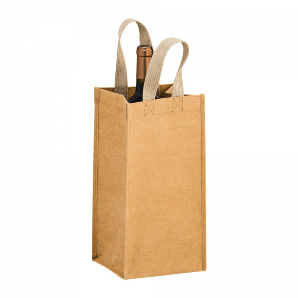 1-Bottle Washable Kraft Tote