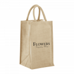 2-Bottle Jute Tote