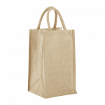 2-Bottle Jute Tote