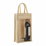 2-Bottle Jute Tote