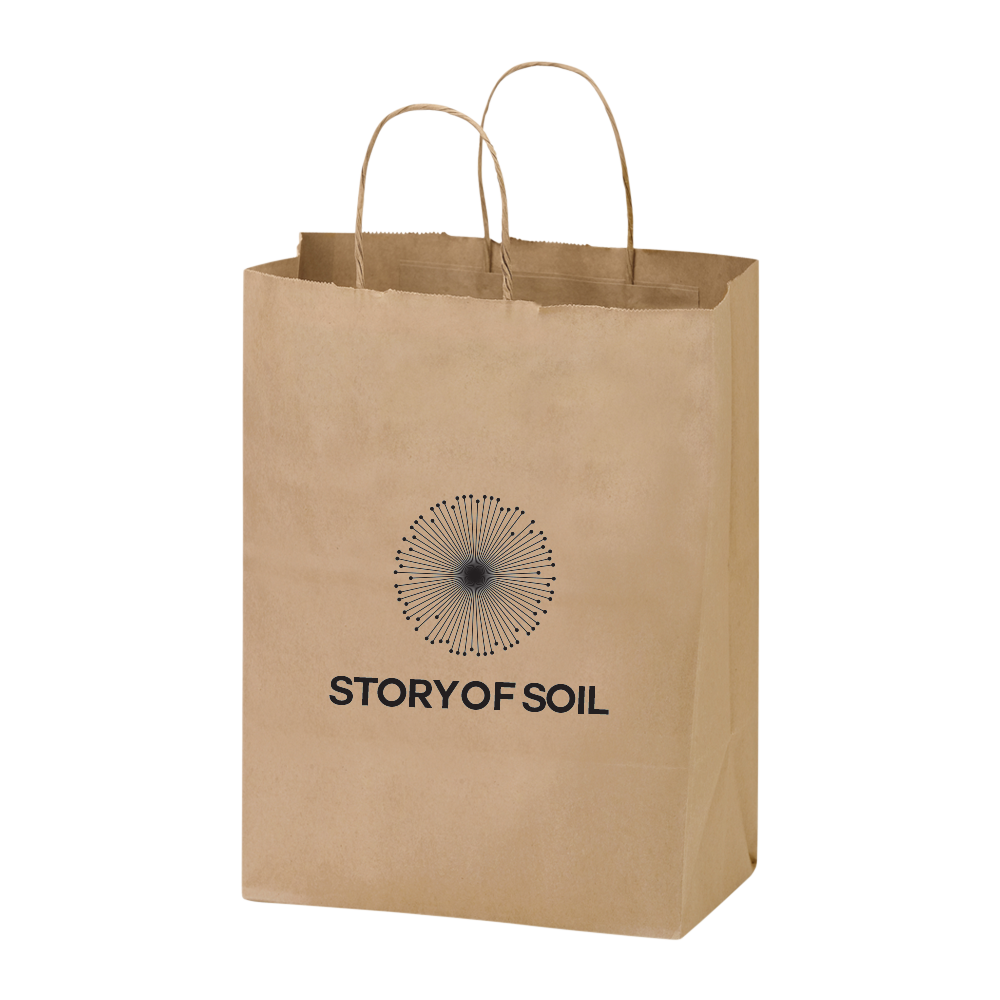 2-Bottle Kraft Paper Tote