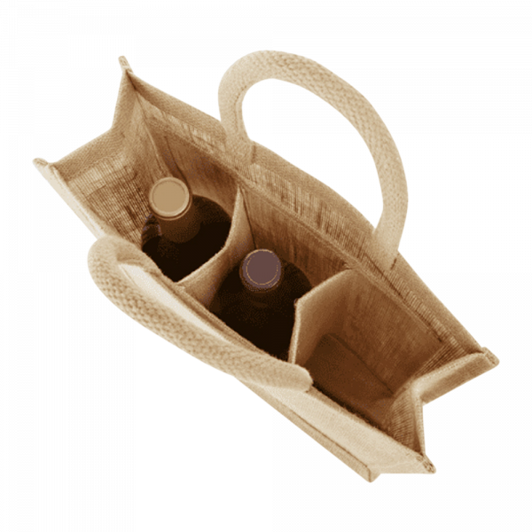 3-Bottle Jute Tote