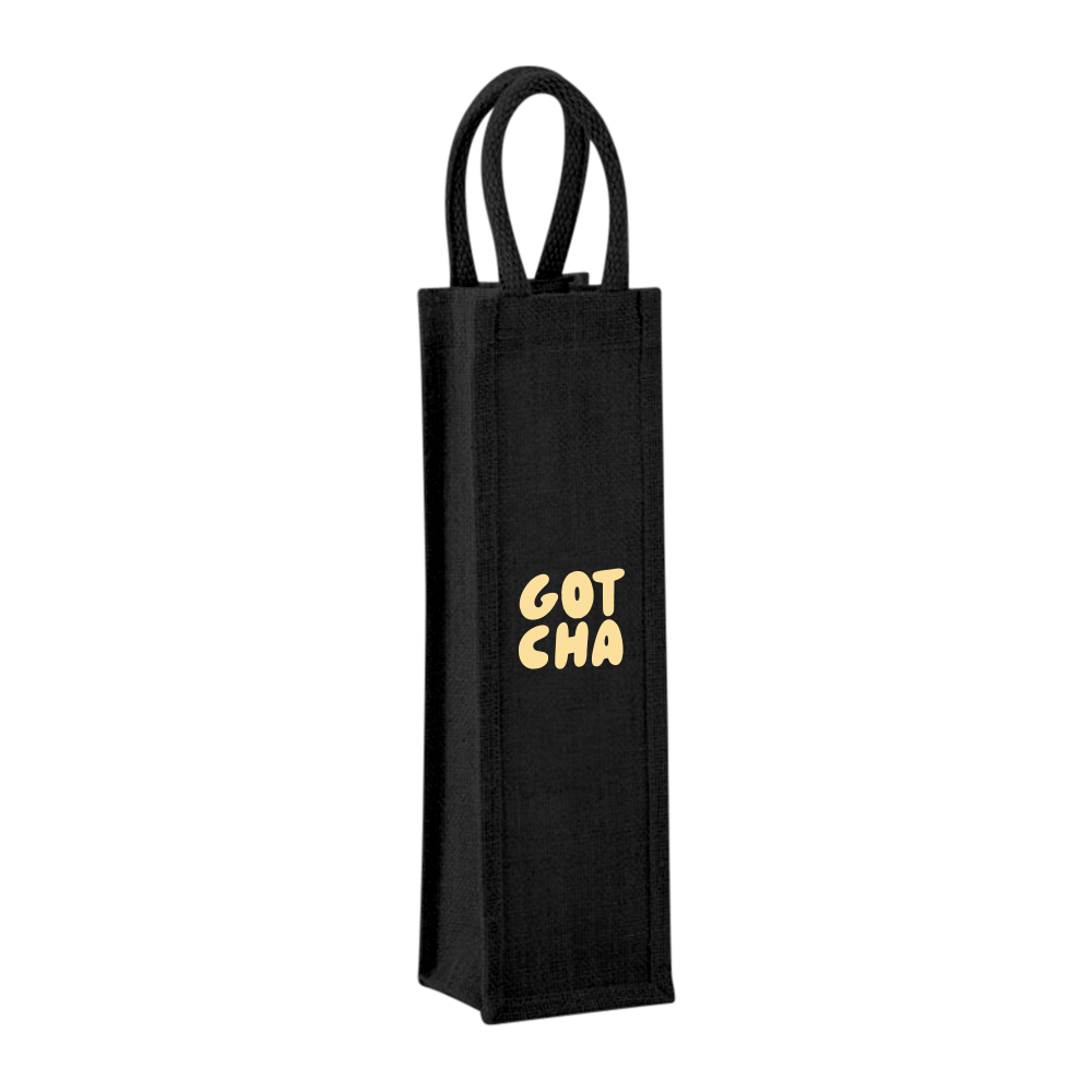 1-Bottle Jute Tote