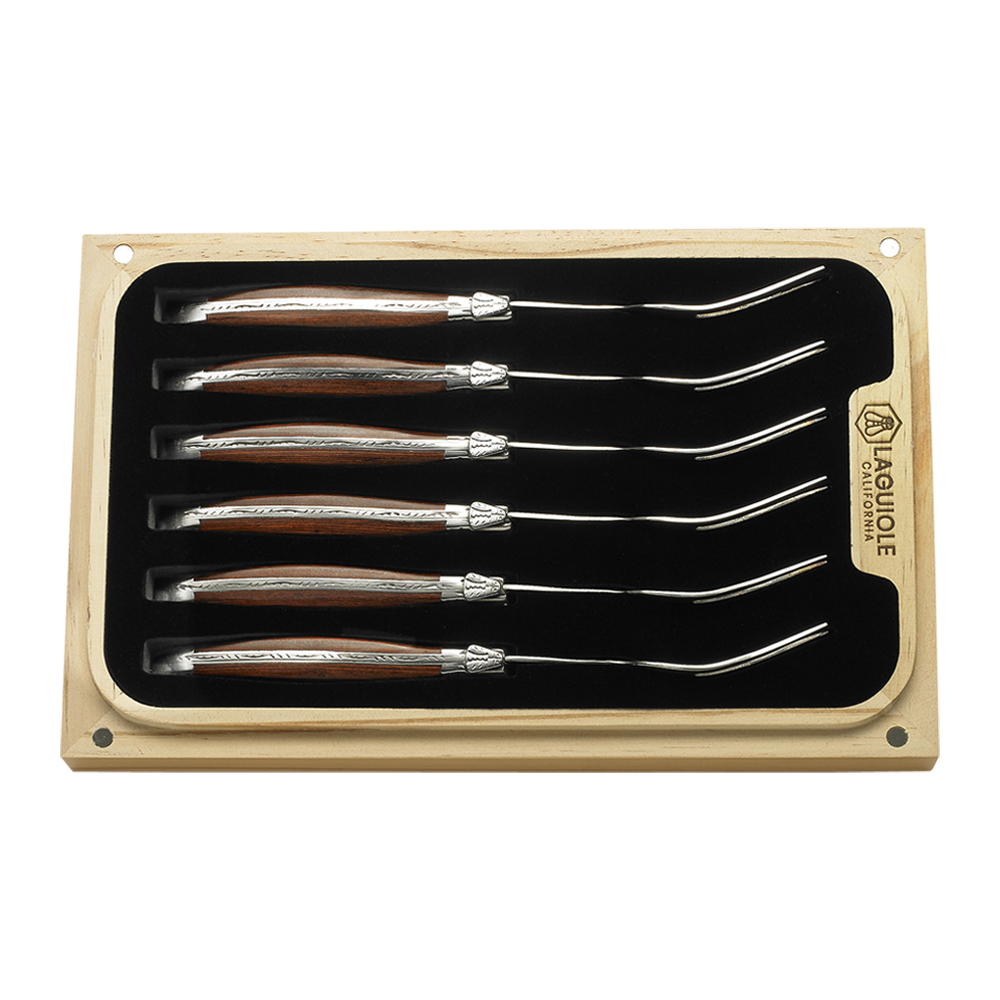 Laguiole-California-Forks-Set-Rosewood-1 Laguiole California Forks Set Rosewood