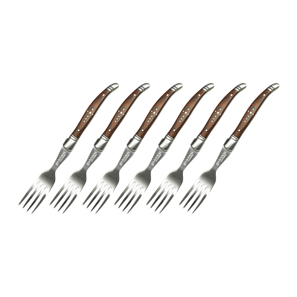 Laguiole-California-Forks-Set-Rosewood-2 Laguiole California Forks Set Rosewood