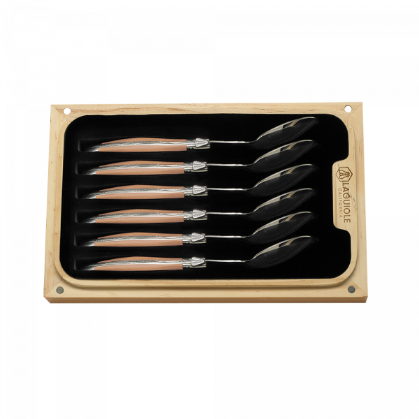 Laguiole California Spoons Set Naturalwood