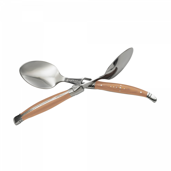 Laguiole California Spoons Set Naturalwood