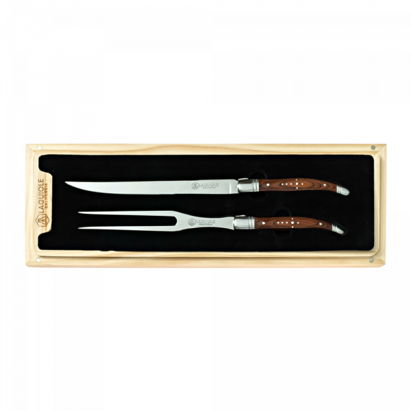Laguiole Carving Knife & Fork Set