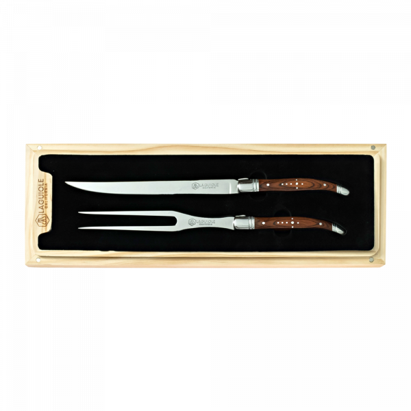 Laguiole Carving Knife & Fork Set