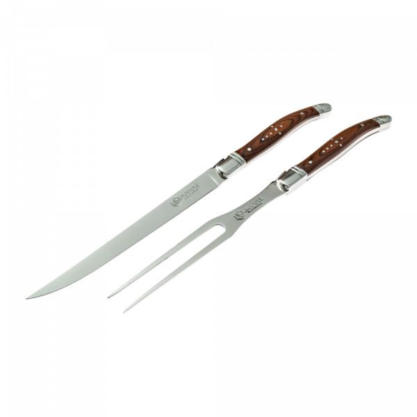 Laguiole Carving Knife & Fork Set