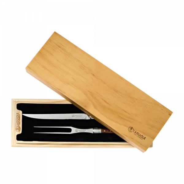 Laguiole Carving Knife & Fork Set