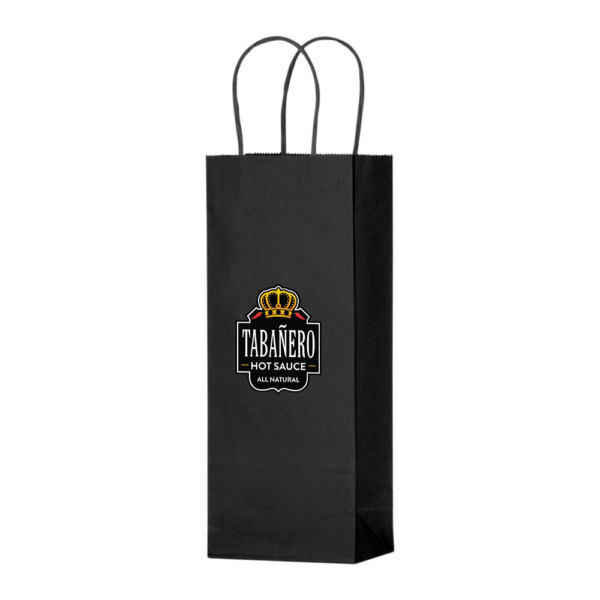 1-Bottle Kraft Paper Tote