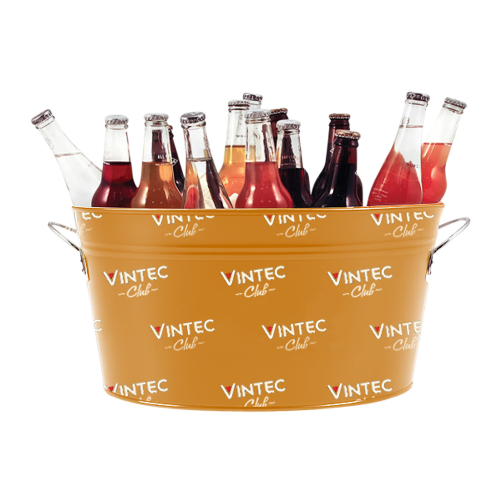 WNG-345-Metal-Beverage-Tub-2-600x600 Orange Metal Beverage Tub