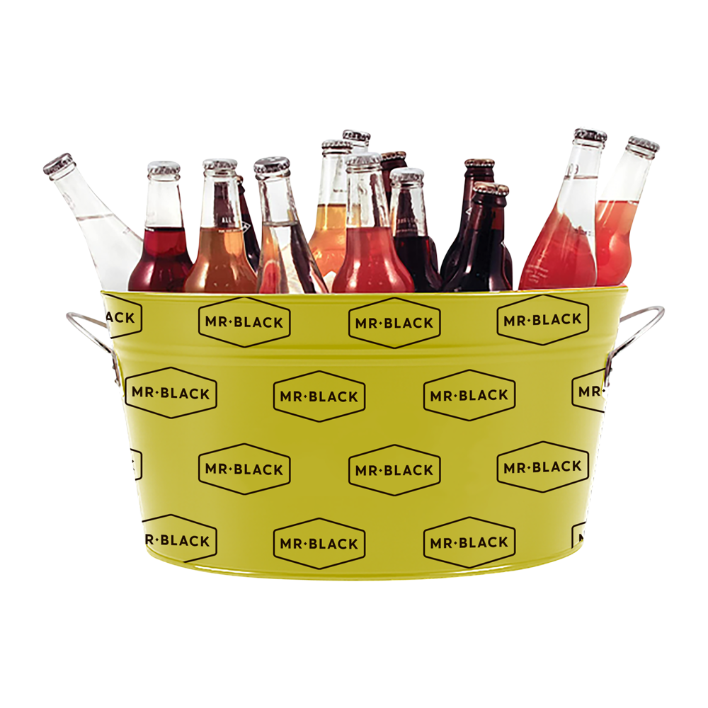 WNG-345-Metal-Beverage-Tub-2-600x600 Yellow Metal Beverage Tub